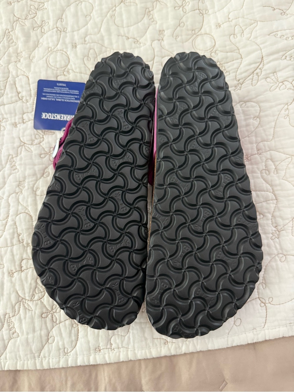 NWT Birkenstock Braided Gizeh 39 Magenta - Picture 2 of 2